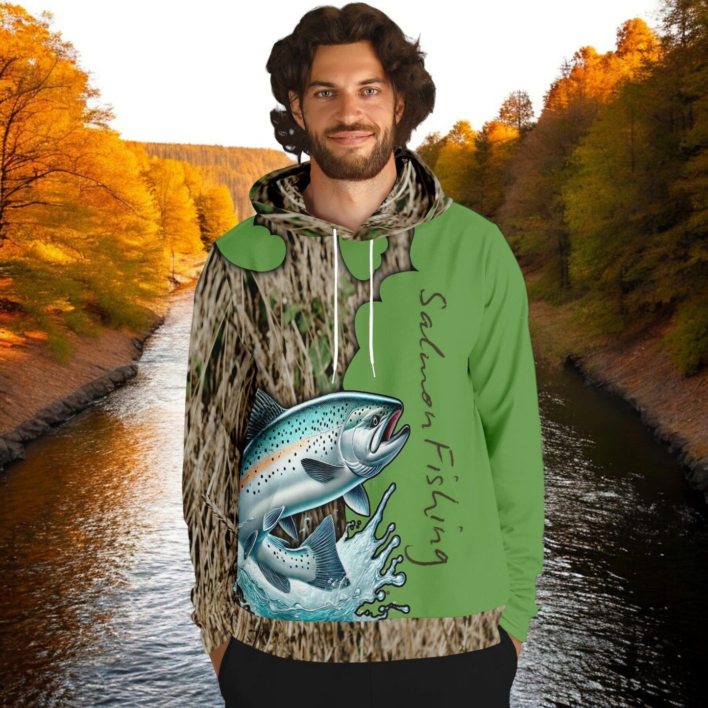 Atlantic Salmon Fly Fishing Hoodie!