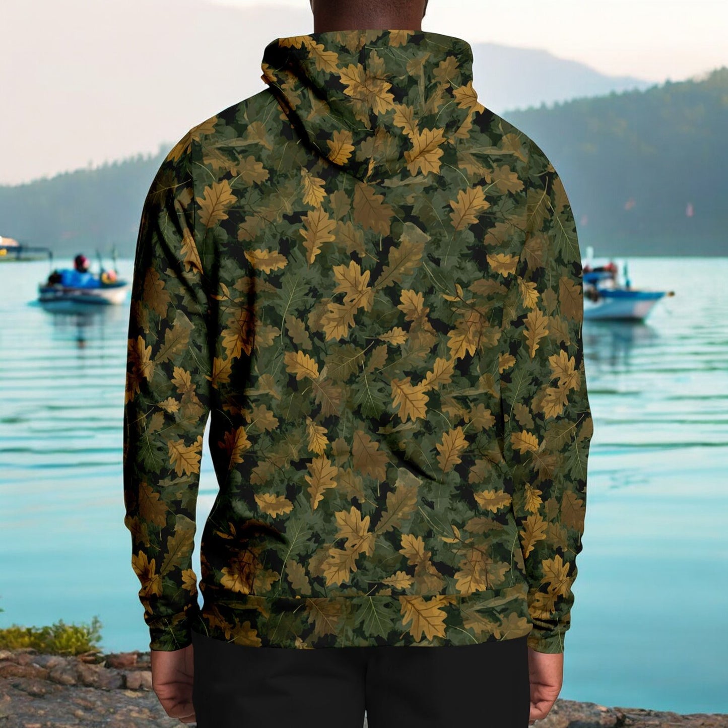 Fashion Hoodie - All Over Camo Print