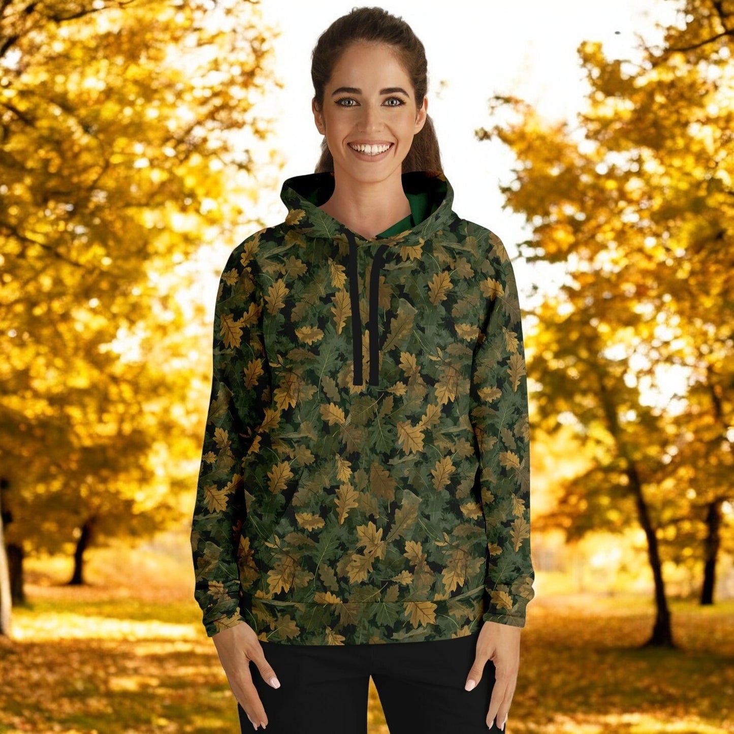 Fashion Hoodie - All Over Camo Print