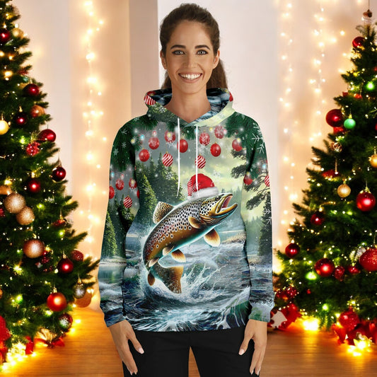 Brown Trout Christmas Hoodie!