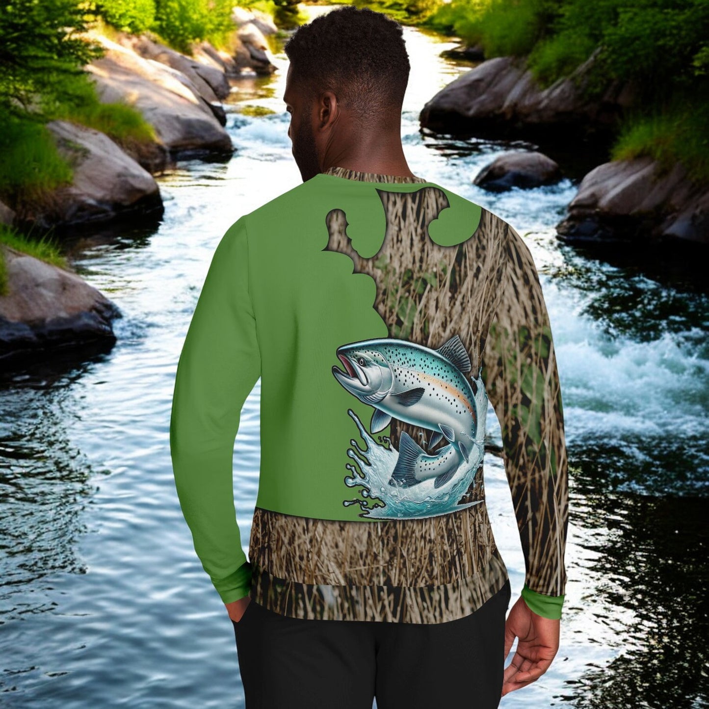 The Leaping Atlantic Salmon Sweatshirt!