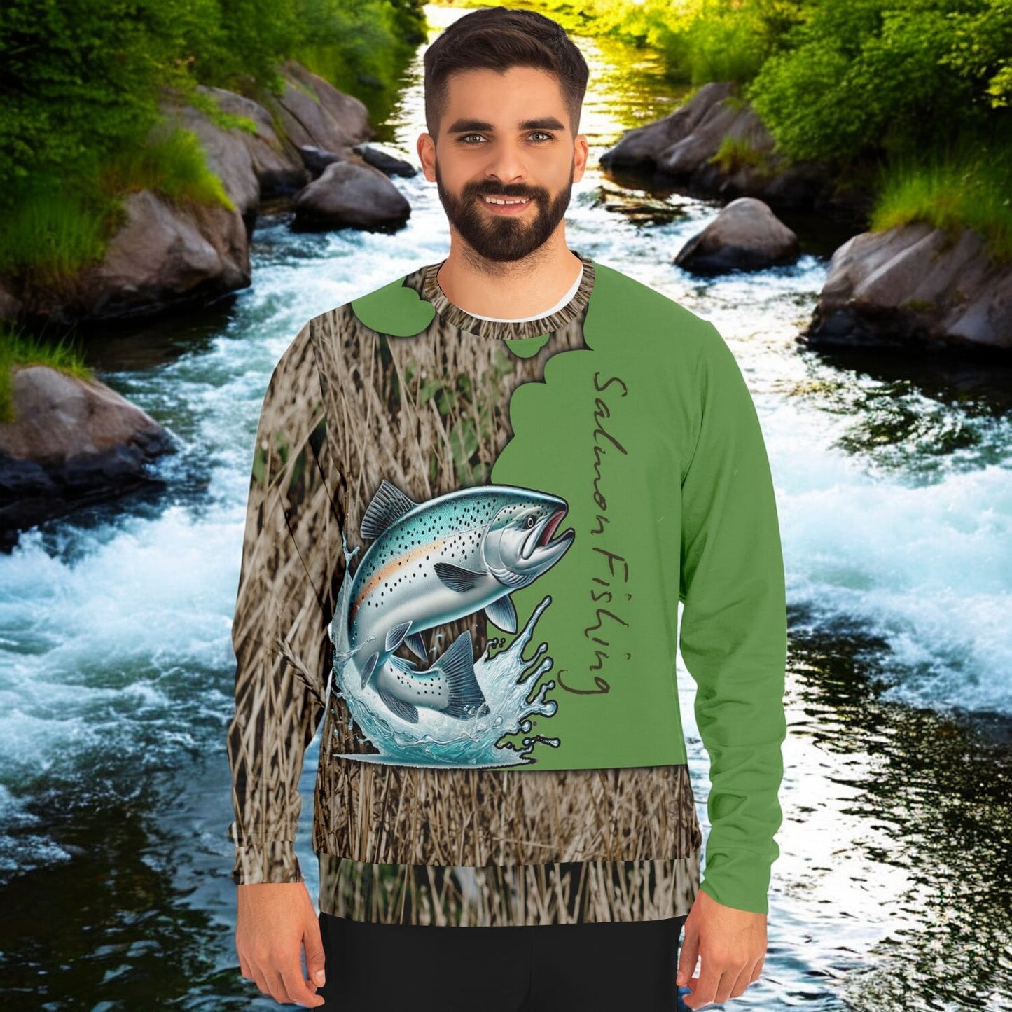 The Leaping Atlantic Salmon Sweatshirt!